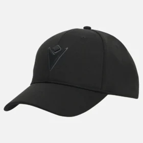 Action-Cap mit verstellbarem Riemen, Metallschnalle und gebogener Krempe