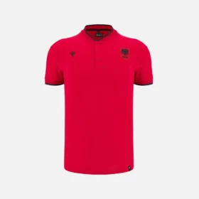 Albanien Nationalmannschaft FSHF 2026/27 Erwachsenen-Reise-Poloshirt in Rot
