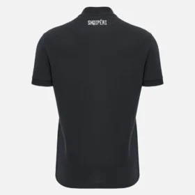 Albanien Nationalmannschaft FSHF 2026/27 Reise-Poloshirt für Erwachsene, schwarz