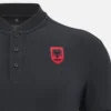 Albanien Nationalmannschaft FSHF 2026/27 Reise-Poloshirt für Erwachsene, schwarz