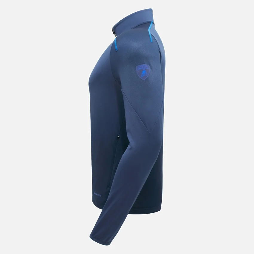 Automobili Lamborghini Herren-Sweatshirt mit 1/4-Reißverschluss Automobili Lamborghini Herren-Sweatshirt mit 1/4-Reißverschluss