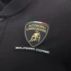 Automobili Lamborghini Squadra Corse Herren-Poloshirt in Schwarz Automobili Lamborghini Squadra Corse Herren-Poloshirt in Schwarz