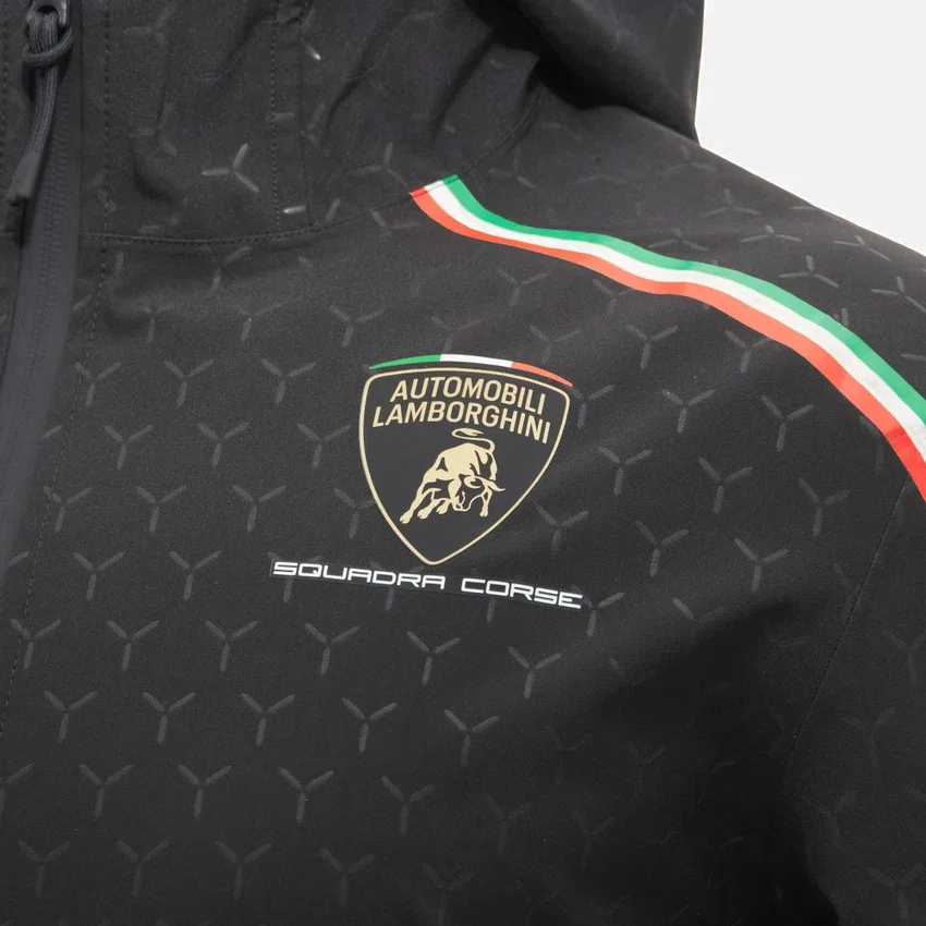 Automobili Lamborghini Squadra Corse Herren-Regenjacke Automobili Lamborghini Squadra Corse Herren-Regenjacke