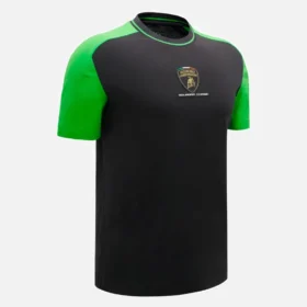 Automobili Lamborghini Squadra Corse Herren-Sport-T-Shirt in Schwarz