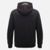 Automobili Lamborghini Squadra Corse Herren-Sweatshirt in Schwarz mit Dreifarb-Motiv und durchgehendem Reißverschluss