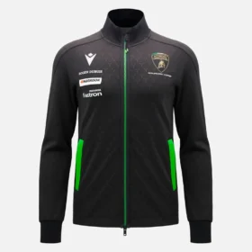 Automobili Lamborghini Squadra Corse Herren-Sweatshirt mit durchgehendem Reißverschluss