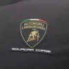 Automobili Lamborghini Squadra Corse Herren-T-Shirt in Schwarz und Tricolor