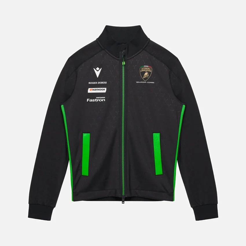 Automobili Lamborghini Squadra Corse Kinder-Sweatshirt mit durchgehendem Reißverschluss Automobili Lamborghini Squadra Corse Kinder-Sweatshirt mit durchgehendem Reißverschluss