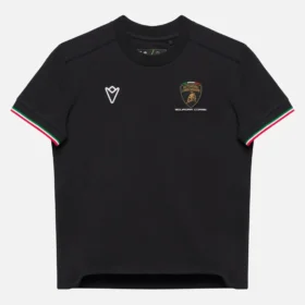 Automobili Lamborghini Squadra Corse Kinder-T-Shirts in Schwarz und den drei Farben