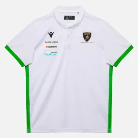 Automobili Lamborghini Squadra Corse Weißes Kinder-Poloshirt