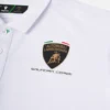 Automobili Lamborghini Squadra Corse Weißes Kinder-Poloshirt