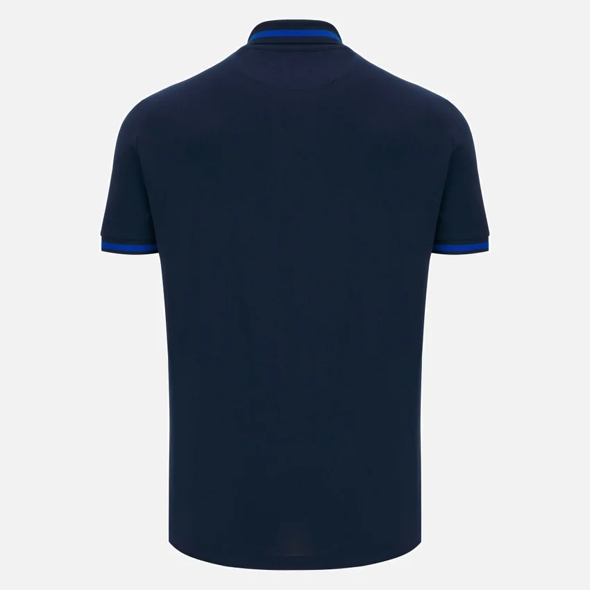 Auxerre 2025/26 Athleisure Herren-Reise-Poloshirt in Marineblau Auxerre 2025/26 Athleisure Herren-Reise-Poloshirt in Marineblau