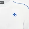 Auxerre 2025/26 Athleisure Weißes Reise-T-Shirt für Erwachsene