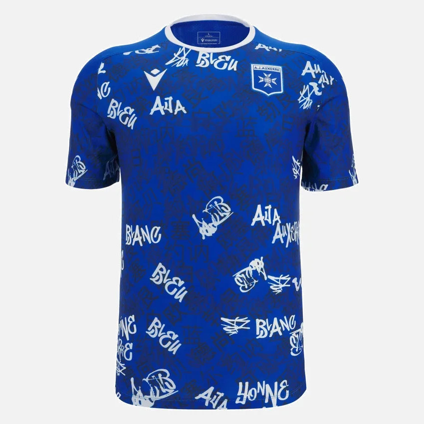 Auxerre 2025/26 Aufwärm-Hemd für Erwachsene Auxerre 2025/26 Aufwärm-Hemd für Erwachsene