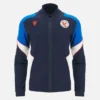 Crystal Palace 2025/26 Vintage-Oberteil mit durchgehendem Reißverschluss für Erwachsene