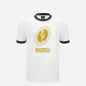 Damen-Baumwoll-T-Shirts der Junior-Fan-Linie zur Rugby-Weltmeisterschaft 2025