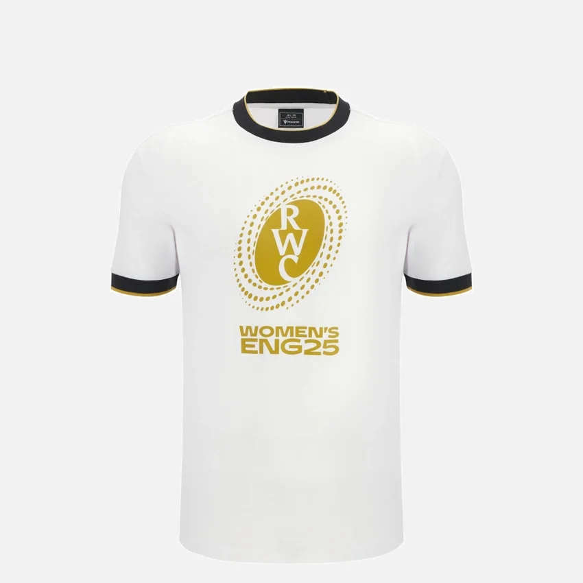 Damen-Baumwoll-T-Shirts der Junior-Fan-Linie zur Rugby-Weltmeisterschaft 2025 Damen-Baumwoll-T-Shirts der Junior-Fan-Linie zur Rugby-Weltmeisterschaft 2025