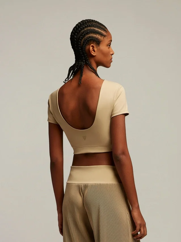 Emily Lycra-Cropped-Top-Oberteil Emily Lycra-Cropped-Top-Oberteil