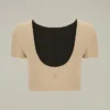 Emily Lycra-Cropped-Top-Oberteil Emily Lycra-Cropped-Top-Oberteil