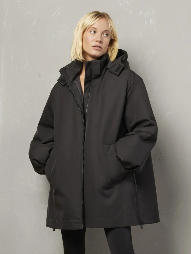 Essy Gesteppte lange Regenjacke Essy Gesteppte lange Regenjacke
