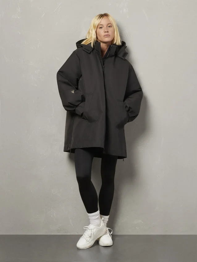 Essy Gesteppte lange Regenjacke Essy Gesteppte lange Regenjacke