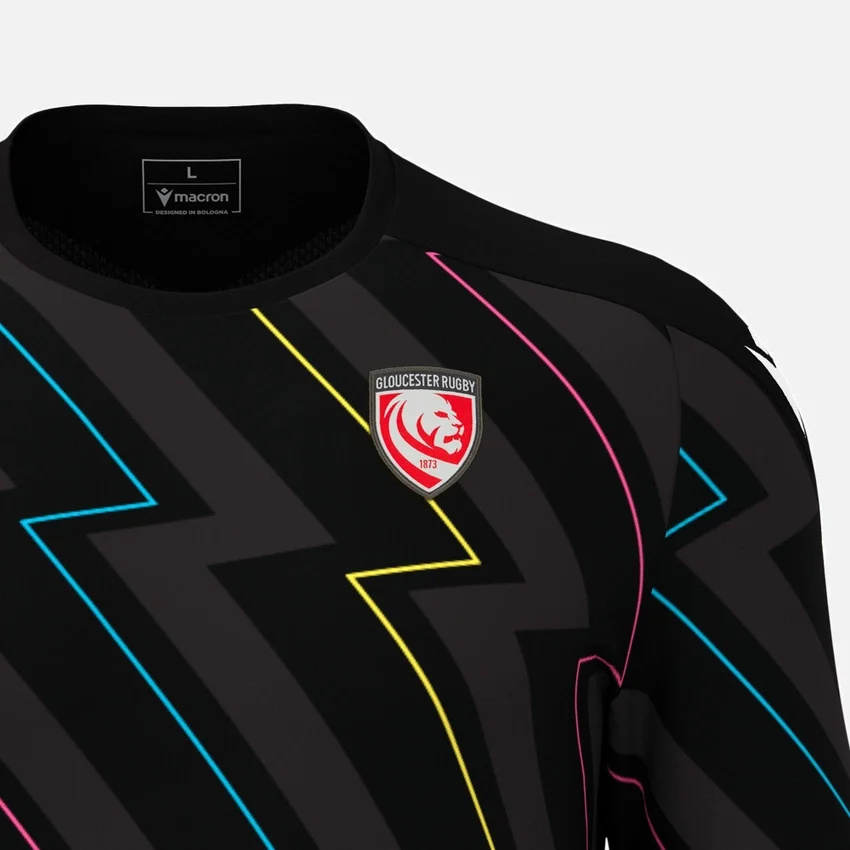 Gloucester Rugby 2025/26 Warm-up-T-Shirt Gloucester Rugby 2025/26 Warm-up-T-Shirt
