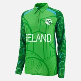 Irland Cricket Team 2026/28 T-20 Damen-Langarm-Spielhemd