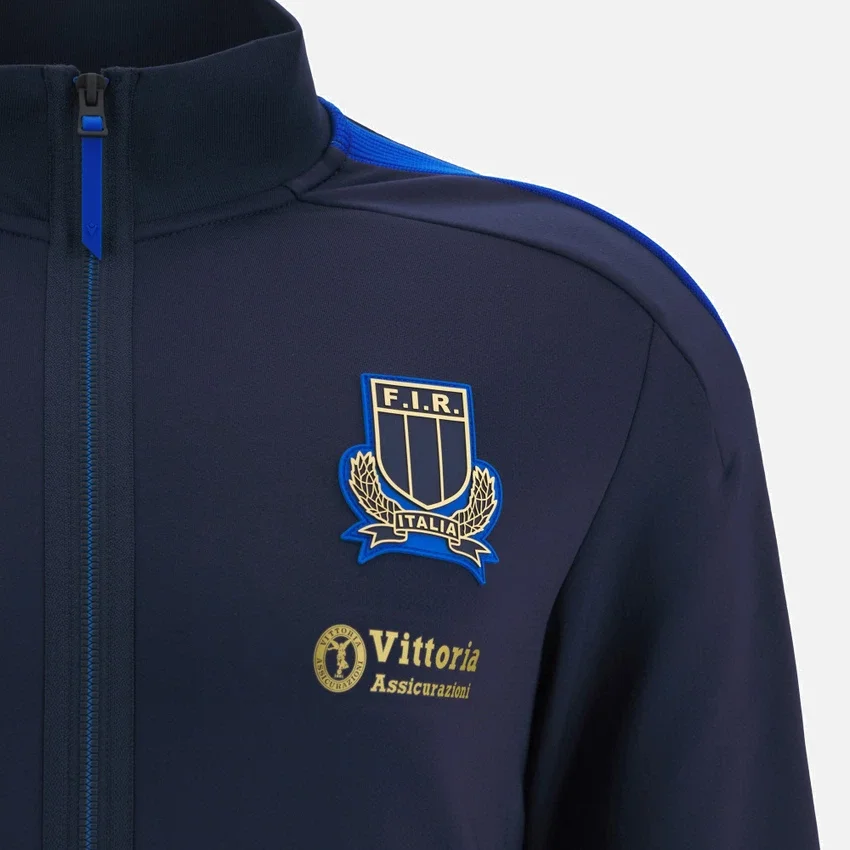 Italia Rugby 2025/26 Athleisure Anthem Jacke für Erwachsene Italia Rugby 2025/26 Athleisure Anthem Jacke für Erwachsene