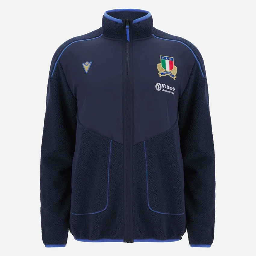 Italia Rugby 2025/26 Athleisure Teddyjacke für Erwachsene Italia Rugby 2025/26 Athleisure Teddyjacke für Erwachsene