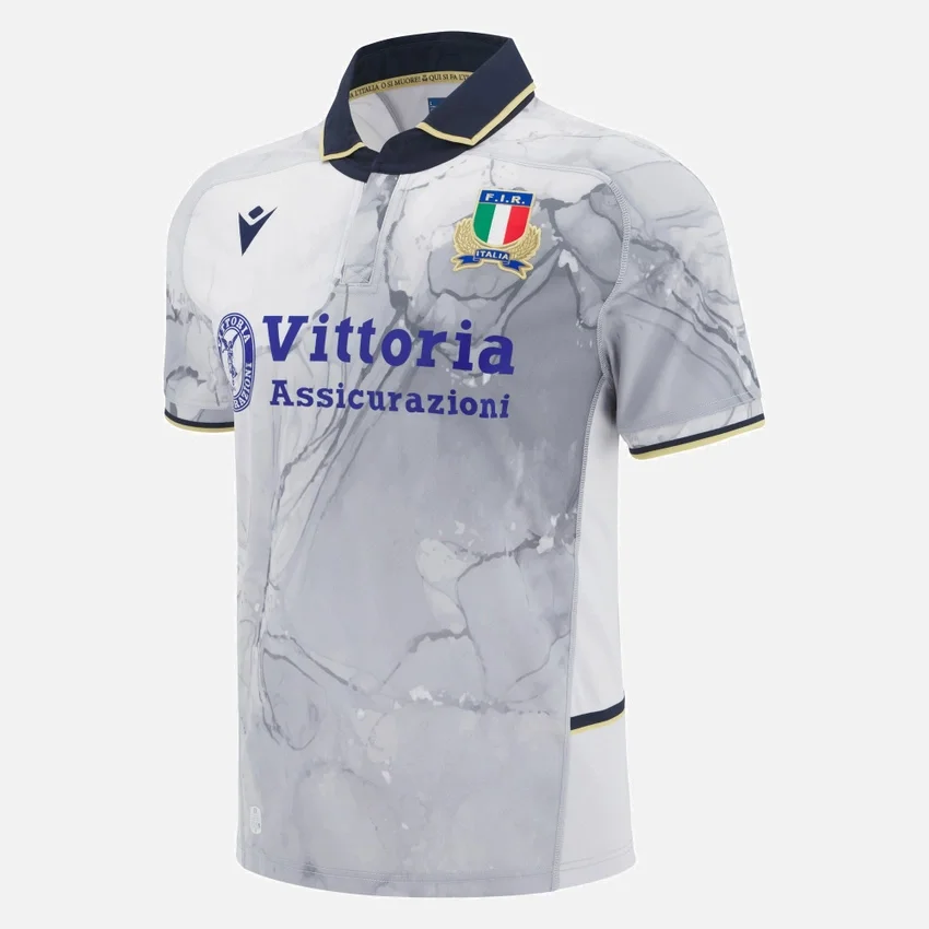 Italia Rugby 2025/26 Auswärts-Replica-Hemd für Erwachsene aus Polyester Italia Rugby 2025/26 Auswärts-Replica-Hemd für Erwachsene aus Polyester