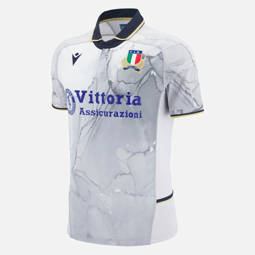 Italia Rugby 2025/26 Auswärtshemd für Erwachsene Italia Rugby 2025/26 Auswärtshemd für Erwachsene