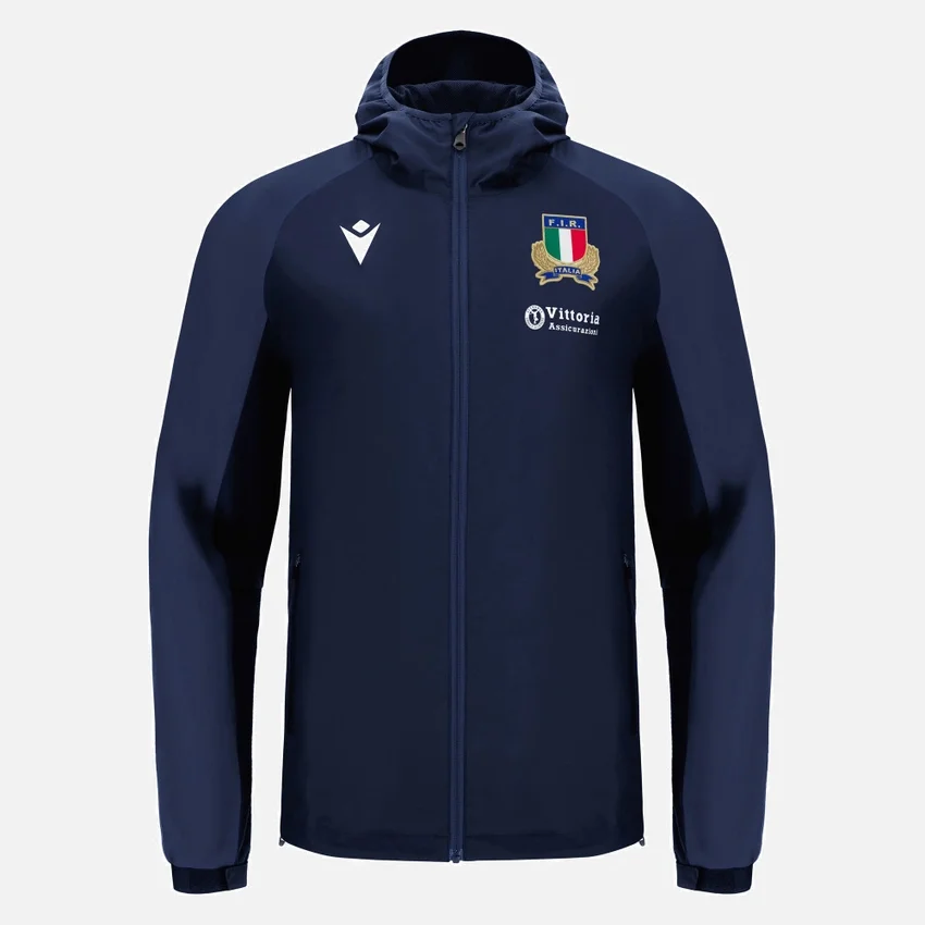 Italia Rugby 2025/26 Regenjacke für Erwachsene Italia Rugby 2025/26 Regenjacke für Erwachsene
