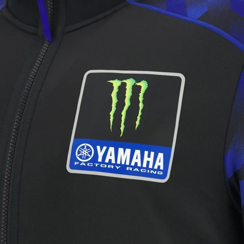 Monster Energy Yamaha MotoGP 2026 Fan Gear Sweatshirt mit durchgehendem Reißverschluss – kleinere Größen Monster Energy Yamaha MotoGP 2026 Fan Gear Sweatshirt mit durchgehendem Reißverschluss – kleinere Größen