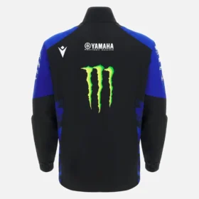 Monster Energy Yamaha MotoGP 2026 Herren-Team-Replica-Sweatshirt mit durchgehendem Reißverschluss