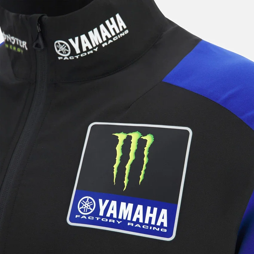 Monster Energy Yamaha MotoGP 2026 Herren-Team-Replica-Sweatshirt mit durchgehendem Reißverschluss Monster Energy Yamaha MotoGP 2026 Herren-Team-Replica-Sweatshirt mit durchgehendem Reißverschluss