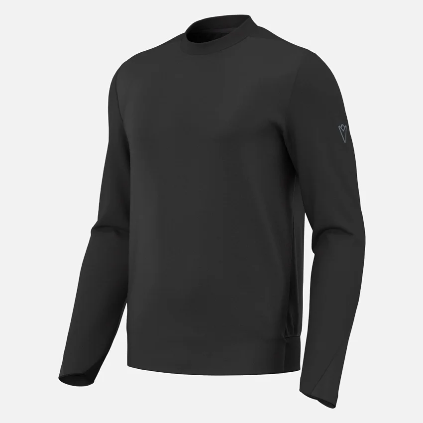 Mooncrest Sweatshirt mit Rundhalsausschnitt und gerippten Besätzen Mooncrest Sweatshirt mit Rundhalsausschnitt und gerippten Besätzen