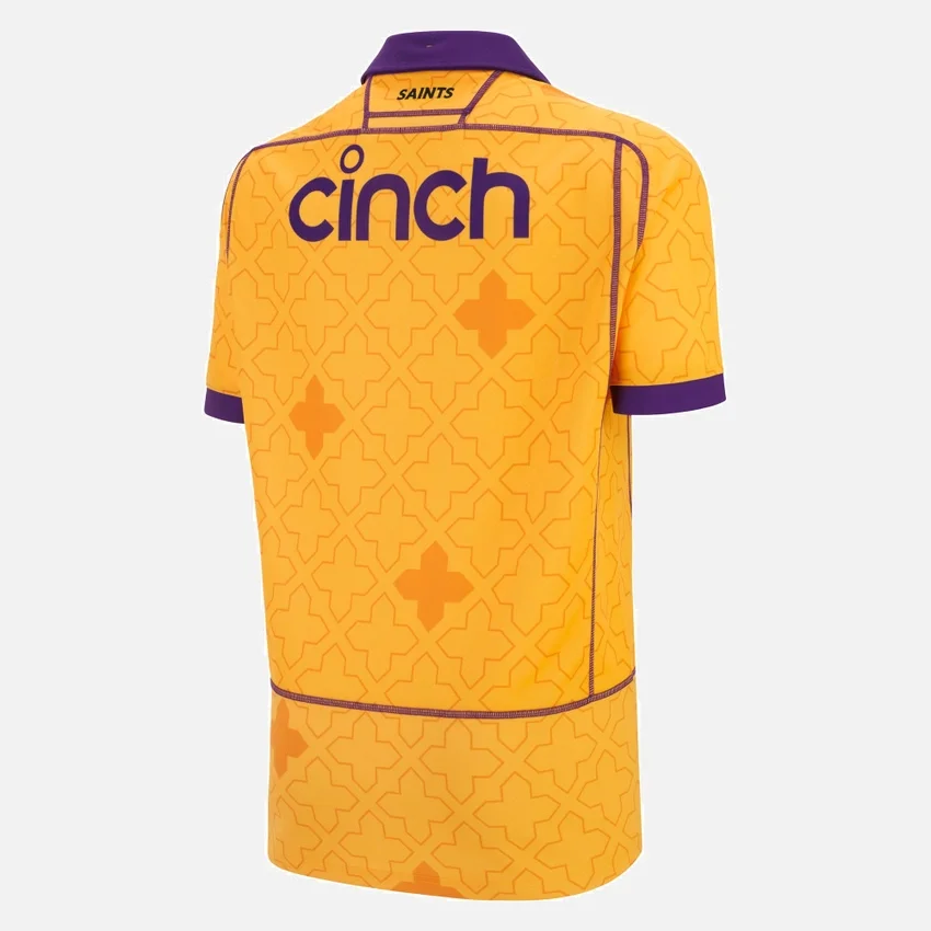 Northampton Saints 2025/26 Auswärts-Replika-Hemd für Erwachsene aus Polyester Northampton Saints 2025/26 Auswärts-Replika-Hemd für Erwachsene aus Polyester