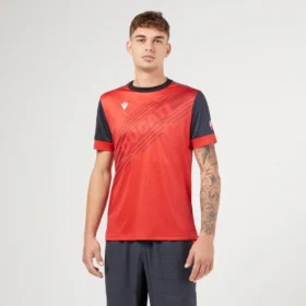 Rotes Padel-Hemd Macron X Ducati