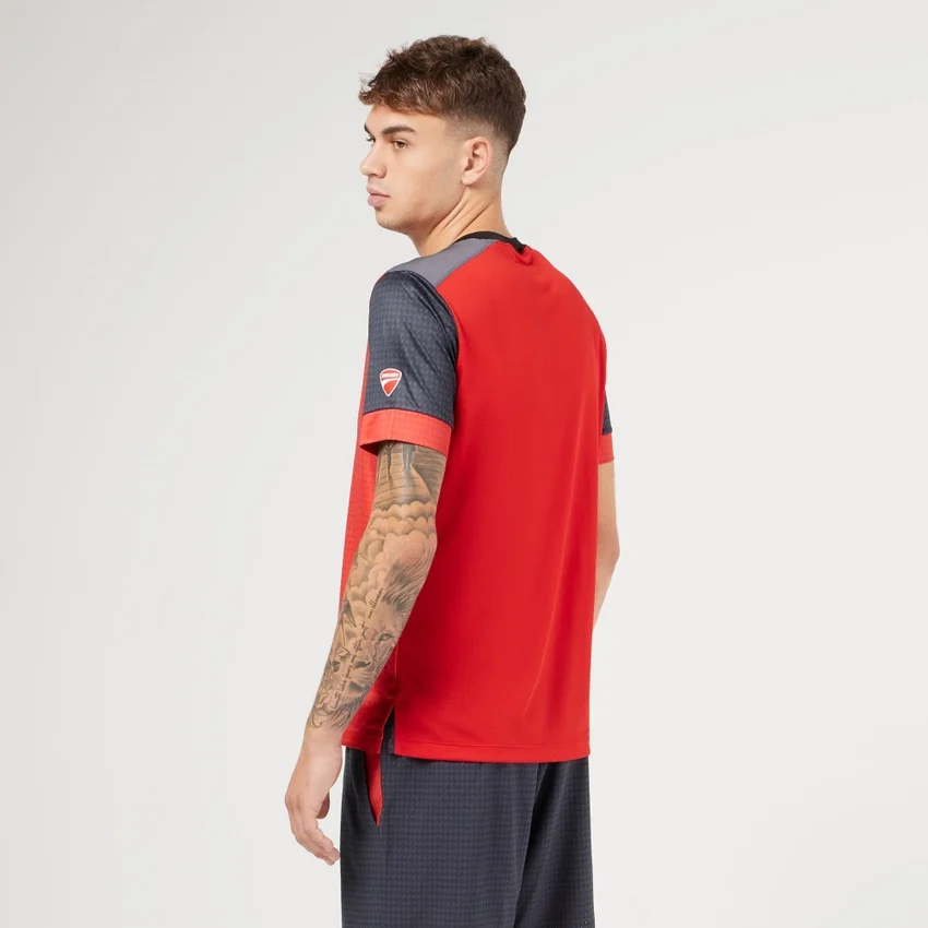 Rotes Padel-Hemd Macron X Ducati Rotes Padel-Hemd Macron X Ducati
