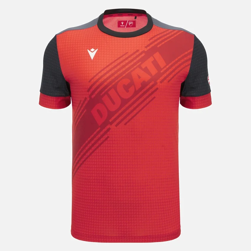 Rotes Padel-Hemd Macron X Ducati Rotes Padel-Hemd Macron X Ducati