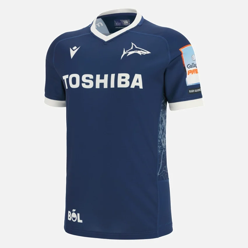 Sale Sharks 2025/26 Heim-Replica-Hemd Sale Sharks 2025/26 Heim-Replica-Hemd