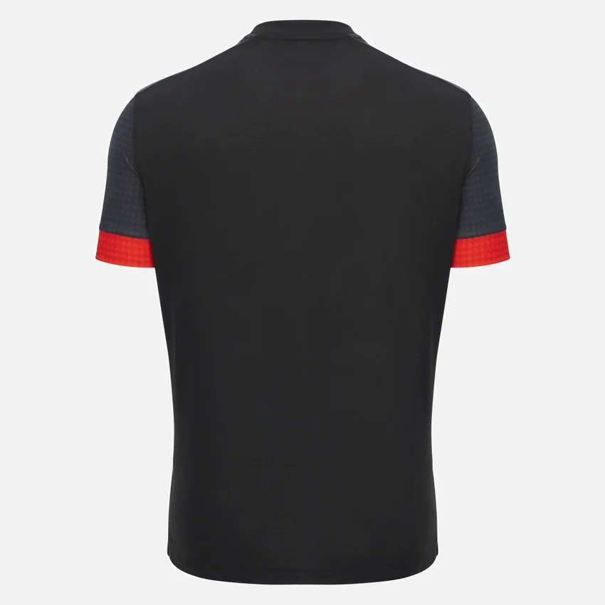 Schwarzes Padel-Hemd Macron X Ducati Schwarzes Padel-Hemd Macron X Ducati