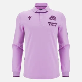 Scottish Rugby 2025/26 Auswärts-Langarmshirt mit Ärmlingen aus Baumwolle Scottish Rugby 2025/26 Auswärts-Langarmshirt mit Ärmlingen aus Baumwolle