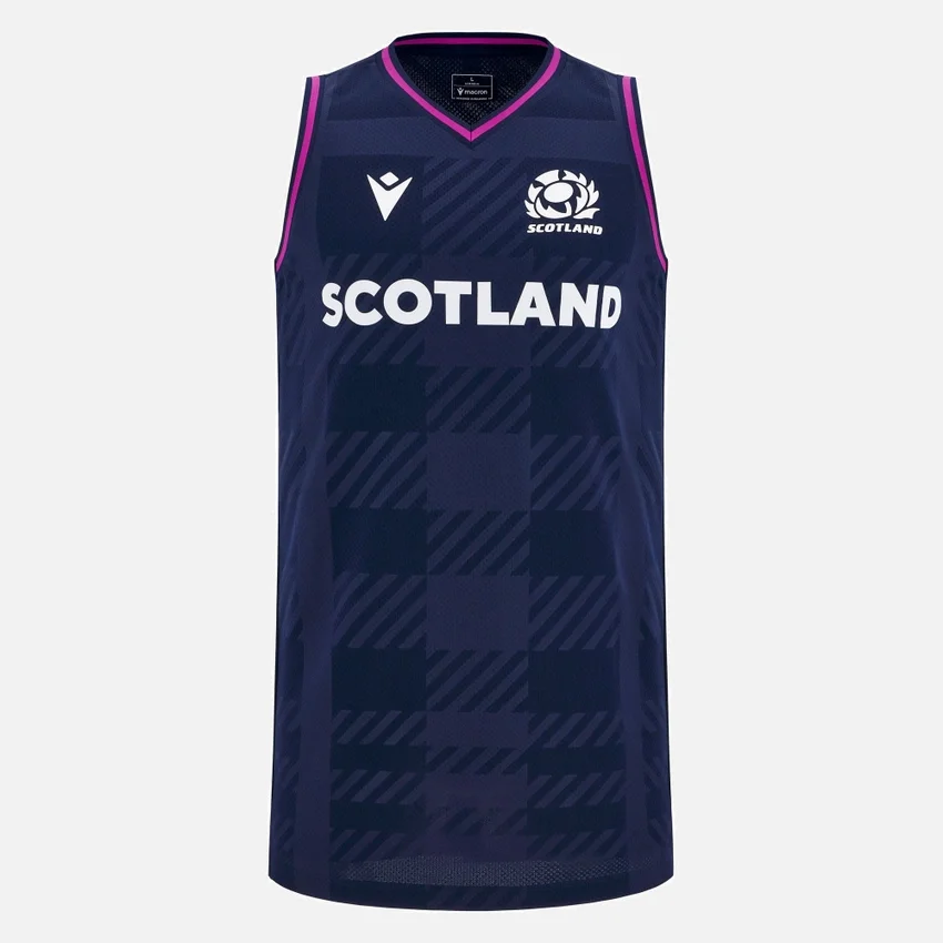 Scottish Rugby 2025/26 Basketball-Singlet Scottish Rugby 2025/26 Basketball-Singlet