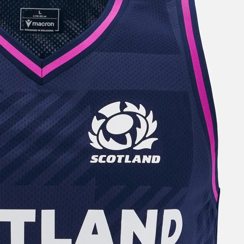 Scottish Rugby 2025/26 Basketball-Singlet Scottish Rugby 2025/26 Basketball-Singlet