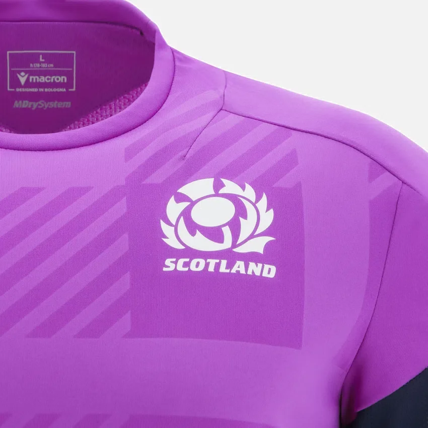 Scottish Rugby 2025/26 Lila Trainings-T-Shirt Scottish Rugby 2025/26 Lila Trainings-T-Shirt