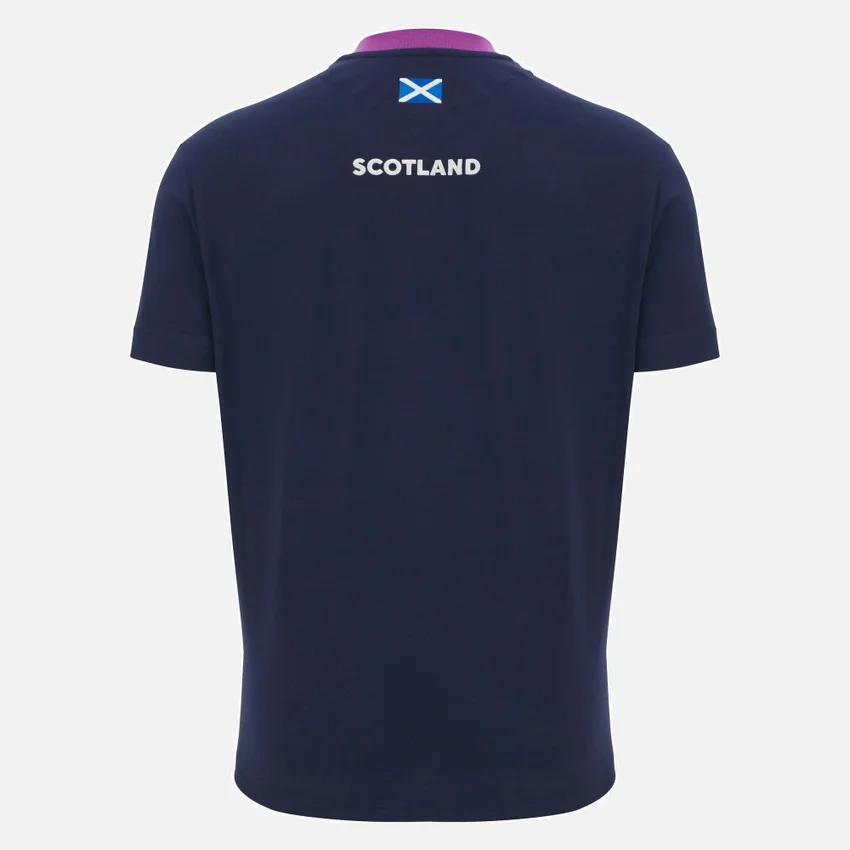 Scottish Rugby 2025/26 Navy Baumwoll-T-Shirt Scottish Rugby 2025/26 Navy Baumwoll-T-Shirt