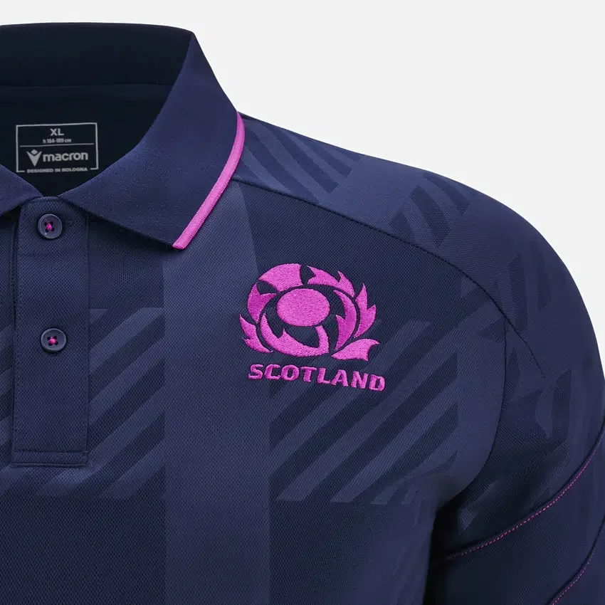 Scottish Rugby 2025/26 Poly-Poloshirts Scottish Rugby 2025/26 Poly-Poloshirts