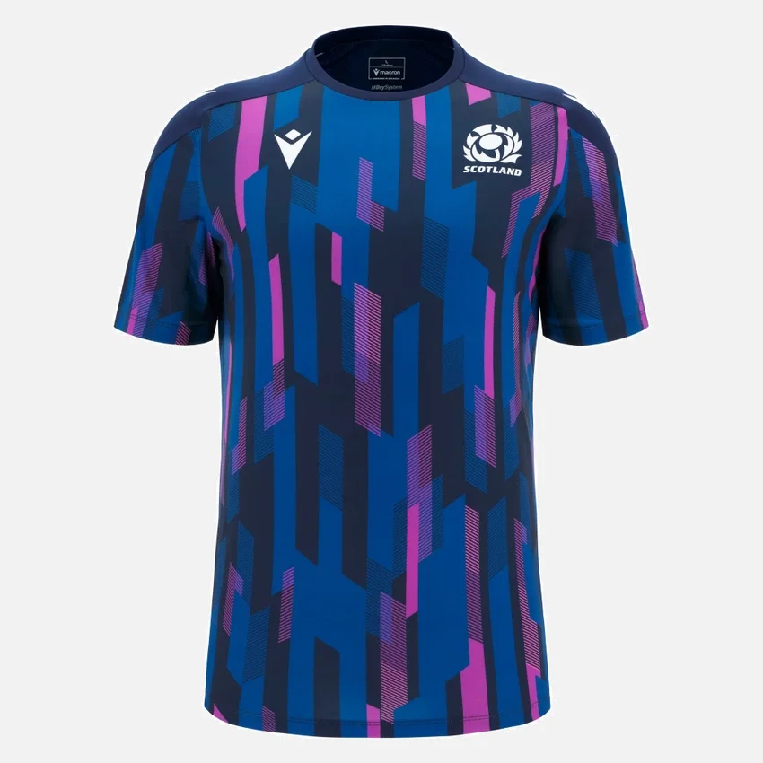 Scottish Rugby 2025/26 Warm-up-Gym-T-Shirt Scottish Rugby 2025/26 Warm-up-Gym-T-Shirt