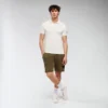 Strahlendes Poloshirt mit Stehkragen